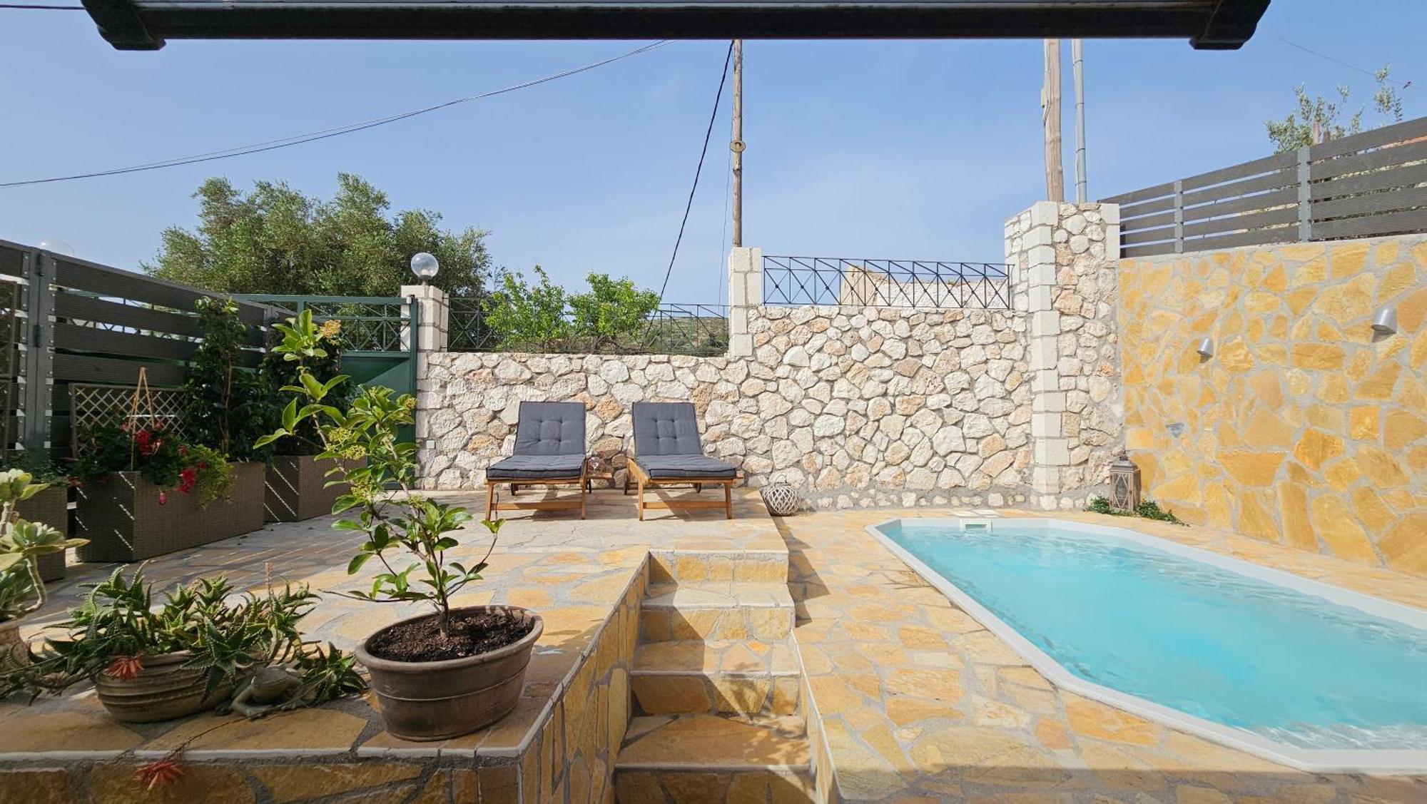 Villa Apoplous With Pool Asos Buitenkant foto