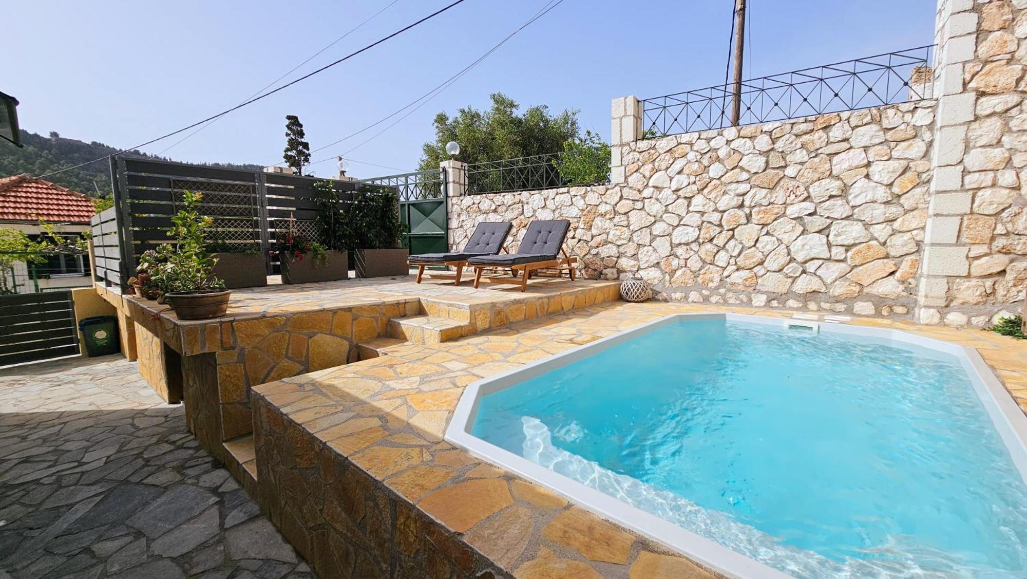 Villa Apoplous With Pool Asos Buitenkant foto