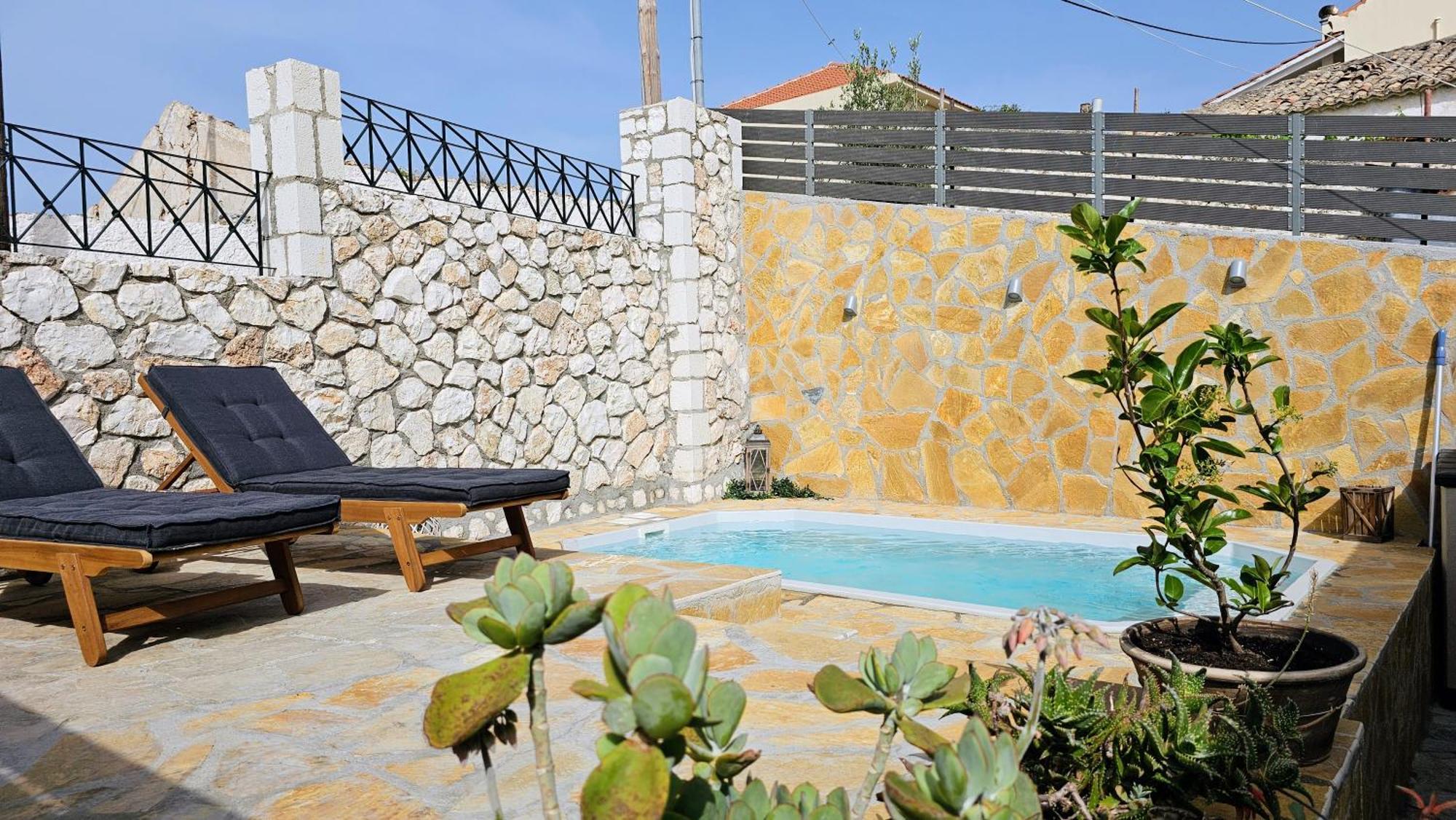 Villa Apoplous With Pool Asos Buitenkant foto