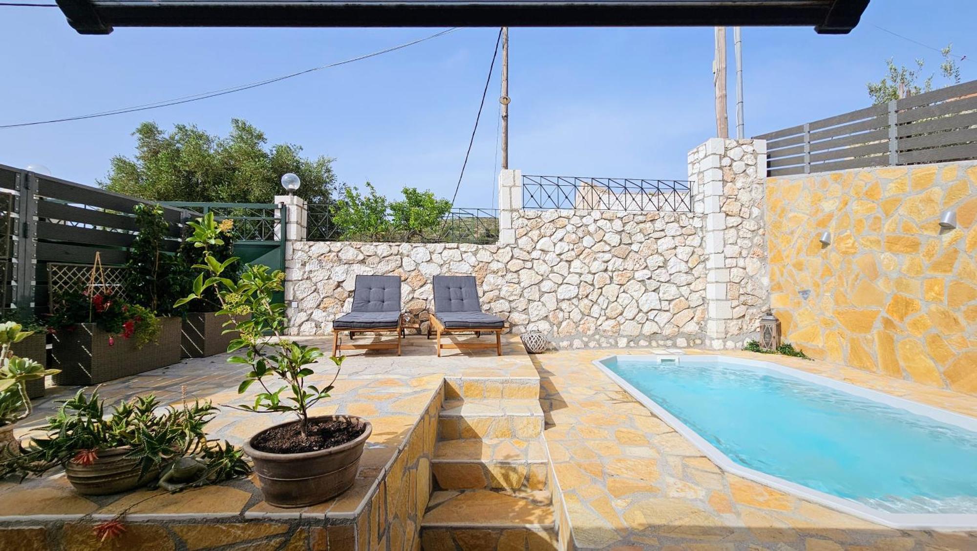 Villa Apoplous With Pool Asos Buitenkant foto