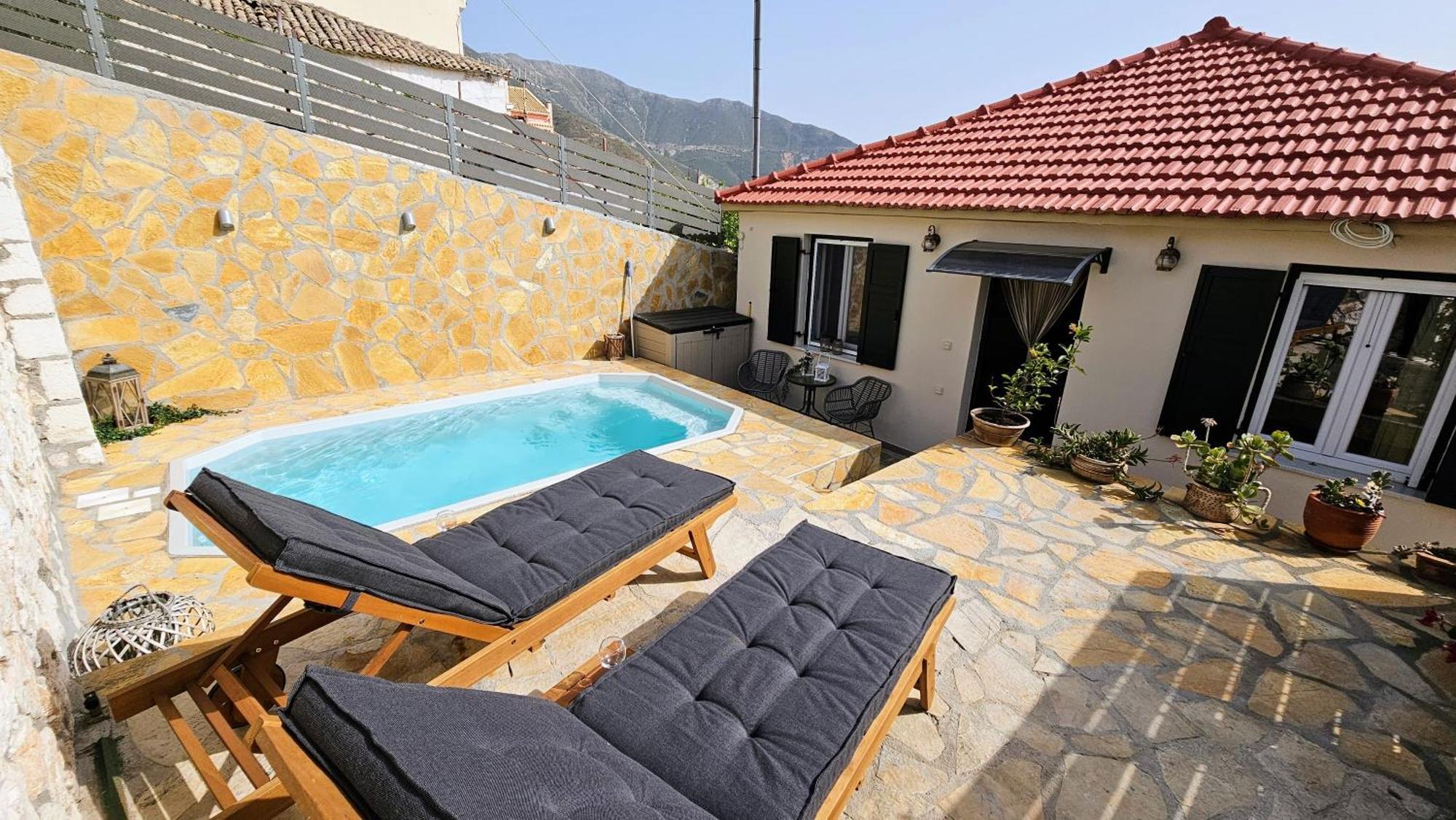 Villa Apoplous With Pool Asos Buitenkant foto